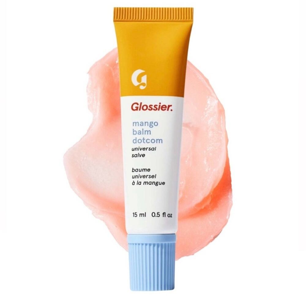 Glossier Mango Balm Dotcom Lip Balm 15ml NIB New in Box